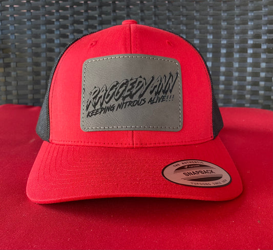 SnapBack Hat red & black